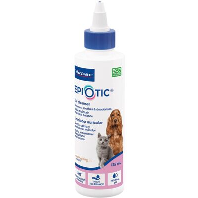 Virbac Epi-Otic Limpiador de Oídos 125 ml para Perros y Gatos Virbac Epi-Otic Limpiador de Oídos 125 ml para Perros y Gatos