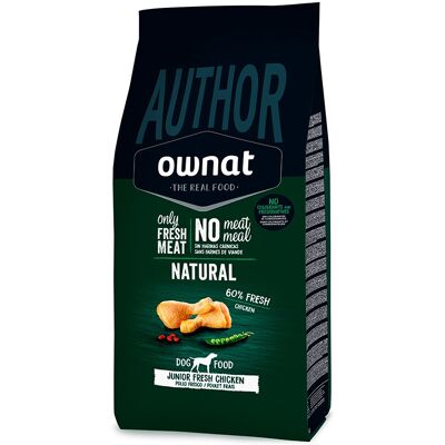 Ownat Author Junior Pollo Fresco 10kg - Comida para perros Ownat Author Junior Pollo Fresco 10kg - Comida para perros