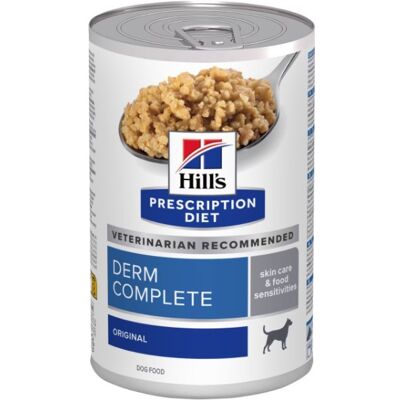 Hill's Comida Húmeda Derm Complete 370 g para Perros Hill's Comida Húmeda Derm Complete 370 g para Perros