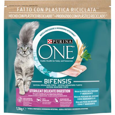 Purina One Comida de Pescado Delicada para Gatos Esterilizados Purina One Comida de Pescado Delicada para Gatos Esterilizados
