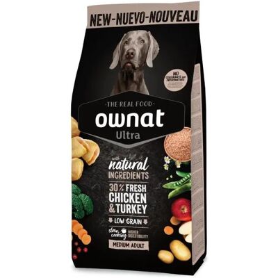 Ownat - Ownat Ultra Medium Adult - 12.2 KG - Dry - Pienso para perros Ownat - Ownat Ultra Medium Adult - 12.2 KG - Dry - Pienso para perros
