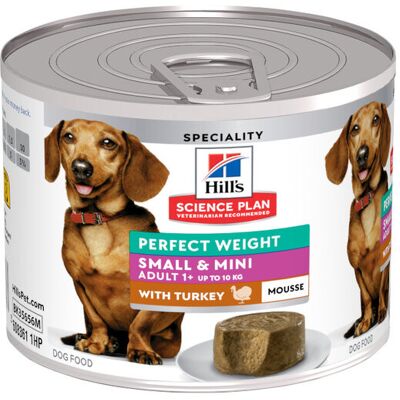 Hill's Perfect Weight Pequeño Mini Pavo Comida para Perros - Mousse Hill's Perfect Weight Pequeño Mini Pavo Comida para Perros - Mousse