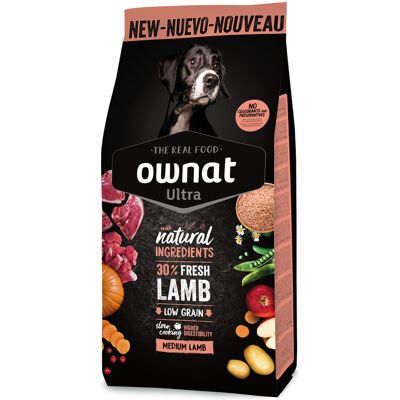 Ownat - Ultra Medium Lamb & Rice - 12.2 kg - Pienso para perros Ownat - Ultra Medium Lamb & Rice - 12.2 kg - Pienso para perros