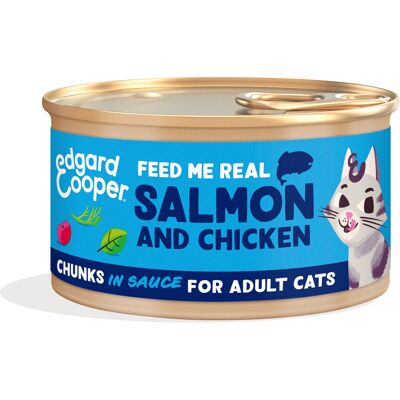 Edgard & Cooper - Feed Me Real Salmon and Chicken - Comida para gatos Edgard & Cooper - Feed Me Real Salmon and Chicken - Comida para gatos
