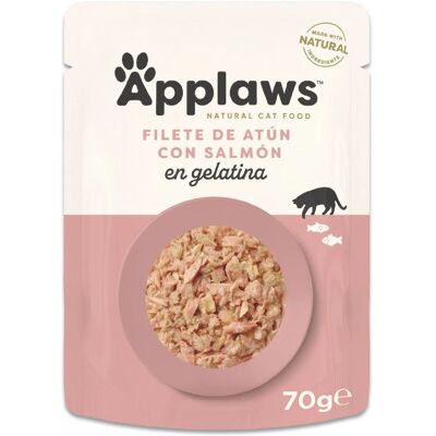 Comida húmeda para gatos Applaws atún y salmón - Sobres 16 x 70g Comida húmeda para gatos Applaws atún y salmón - Sobres 16 x 70g