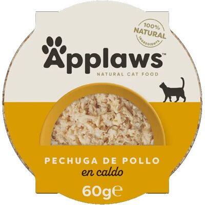 Applaws - Chicken Breast Rice 10x60g - Dorado - Comida para gatos Applaws - Chicken Breast Rice 10x60g - Dorado - Comida para gatos