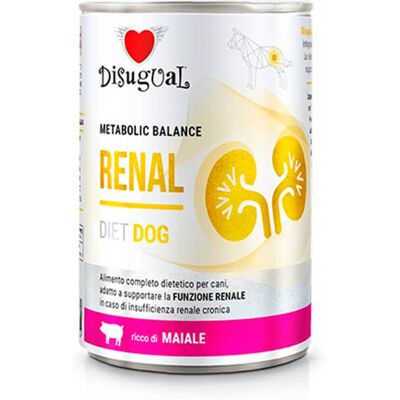 Disugual Marca Modelo Comida Húmeda Renal de Cerdo - Alimento para perros Disugual Marca Modelo Comida Húmeda Renal de Cerdo - Alimento para perros