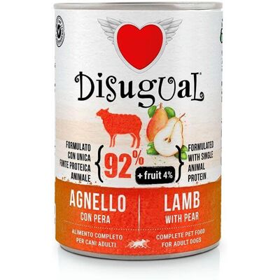 Disugual Cordero y Pera Comida Húmeda para Perros - Alimento para perros Disugual Cordero y Pera Comida Húmeda para Perros - Alimento para perros