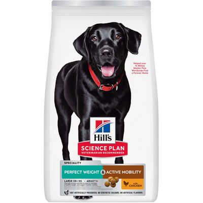 Hill's Science Plan Adult 1+ Perfect Weight & Active Mobility Large - 24kg Hill's Science Plan Adult 1+ Perfect Weight & Active Mobility Large - 24kg