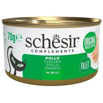 Schesir Cat Complements Lattina Multipack 12x70G - Comida para gatos Schesir Cat Complements Lattina Multipack 12x70G - Comida para gatos
