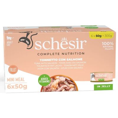 Multipack de Atún con Salmón - Comida para Gatos Schesir Multipack de Atún con Salmón - Comida para Gatos Schesir