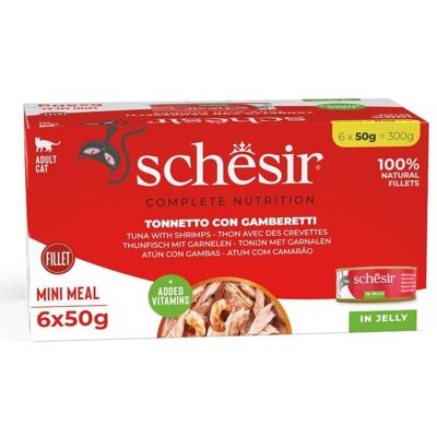 Schesir Atún con Gamba en Lata para Gatos - Pack Multipack Schesir Atún con Gamba en Lata para Gatos - Pack Multipack