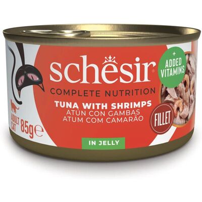 Schesir Atún con Gambas en Gelatina - Comida para Gatos Schesir Atún con Gambas en Gelatina - Comida para Gatos