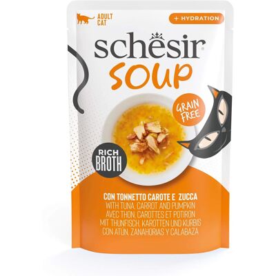 Schesir Sopa para Gatos Atún Pollo Calabaza - Comida para gatos Schesir Sopa para Gatos Atún Pollo Calabaza - Comida para gatos