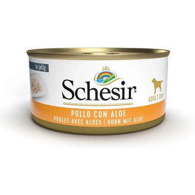 Comida húmeda de pollo con aloe Schesir - 150g Comida húmeda de pollo con aloe Schesir - 150g