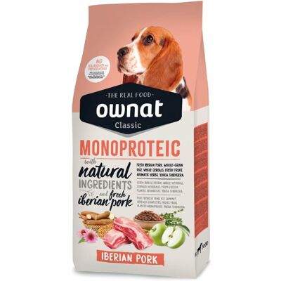 Ownat Classic Monoproteico Cerdo Ibérico 38% - Comida para perros Ownat Classic Monoproteico Cerdo Ibérico 38% - Comida para perros