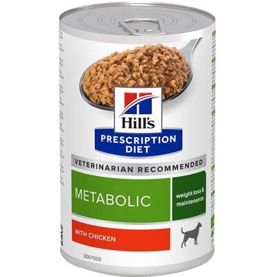 Hill's Prescription Diet Metabólico comida húmeda para perros de pollo (370g) Hill's Prescription Diet Metabólico comida húmeda para perros de pollo (370g)