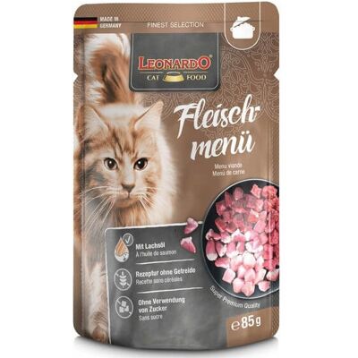 Comida para gatos Leonardo Finest Selection - Sin cereales, Pescado fresco, 16 x 85 g Comida para gatos Leonardo Finest Selection - Sin cereales, Pescado fresco, 16 x 85 g