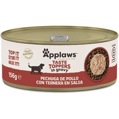 Applaws - Chicken and Beef Sauce Topper - Comida húmeda Applaws - Chicken and Beef Sauce Topper - Comida húmeda
