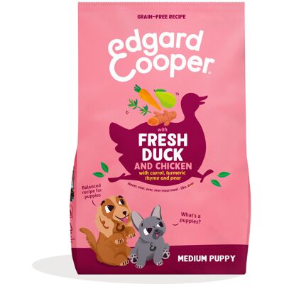 Edgard & Cooper Cachorro Fabuloso Sin Granos Pato y Pollo - 2,5 kg Edgard & Cooper Cachorro Fabuloso Sin Granos Pato y Pollo - 2,5 kg