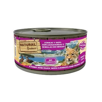 Comida para Gatos Natural Greatness Conejo y Pato - 185g Comida para Gatos Natural Greatness Conejo y Pato - 185g