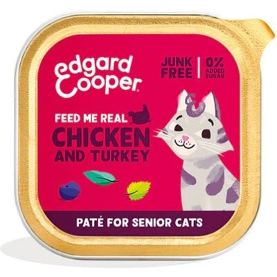 Edgard and Cooper - Cat paté pack16 - Grain-free - Senior - Paté para gatos Edgard and Cooper - Cat paté pack16 - Grain-free - Senior - Paté para gatos