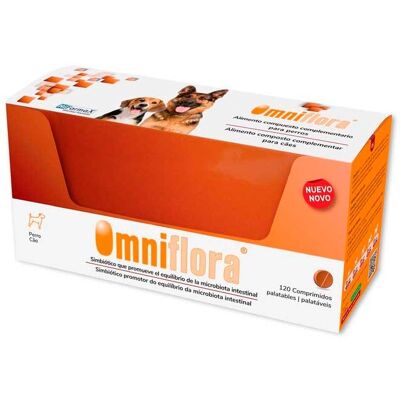 Hifarmax Omniflora para Perros 120 Tabletas - Complemento Alimenticio Hifarmax Omniflora para Perros 120 Tabletas - Complemento Alimenticio