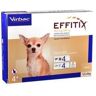 Virbac Pipetas Perros Effitix Xs (1.5 - 4 Kg) - 4 Pipetas