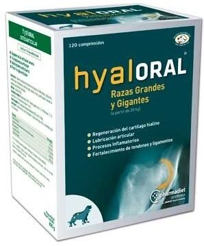 Farmadiet Hyaloral Razas Grandes 120 Comprimidos Farmadiet Hyaloral Razas Grandes 120 Comprimidos