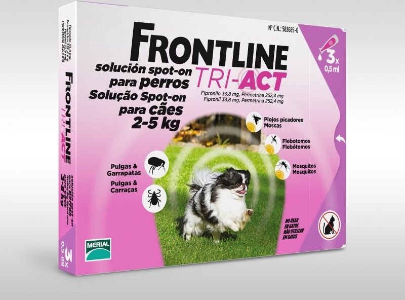 Merial Frontline Tri-Act (2-5 Kg) 1 Pipeta Merial Frontline Tri-Act (2-5 Kg) 1 Pipeta