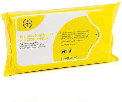 Bayer Sano Bello toallitas Limpiadoras Citronela Bayer Sano Bello toallitas Limpiadoras Citronela