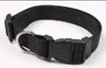 Complementos Collar Regulable En Nylon Negro (2,5x60cm) Complementos Collar Regulable En Nylon Negro (2,5x60cm)