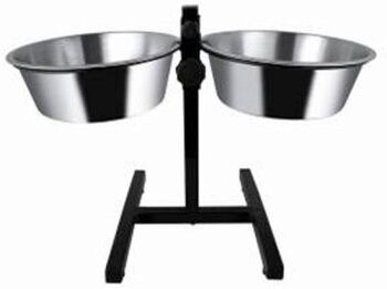 Complementos Porta Comedero Regulable 25cm (Con Comederos) Complementos Porta Comedero Regulable 25cm (Con Comederos)