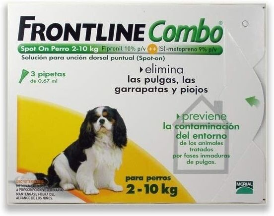 Merial Combo Frontline (2-10 Kg) 6 Pipetas Grande Merial Combo Frontline (2-10 Kg) 6 Pipetas Grande