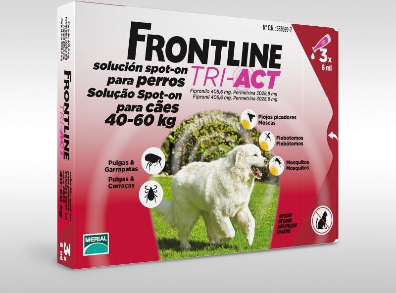 Merial Frontline Tri-Act (40-60 Kg) 6 Pipetas Merial Frontline Tri-Act (40-60 Kg) 6 Pipetas