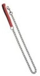 Complementos 3mm X 1m Correa Metalica Con Empuñadura De Cuero Complementos 3mm X 1m Correa Metalica Con Empuñadura De Cuero