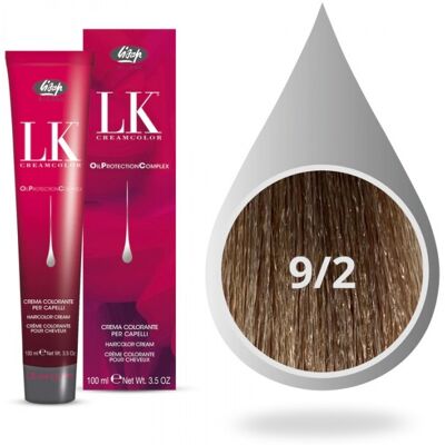 Lisap Lk opc 9/2 aa rubio clarisimo ceniza 100ml Lisap Lk opc 9/2 aa rubio clarisimo ceniza 100ml
