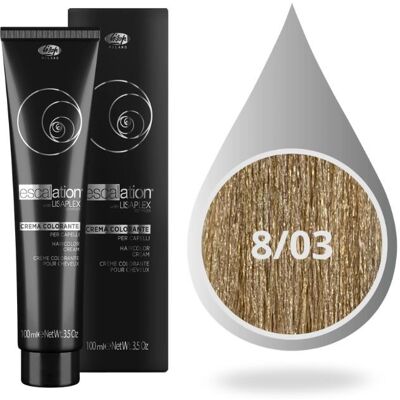 Lisap Lisaplex Tinte para el cabello 8/03 Rubio Dorado Claro 100 ml Lisap Lisaplex Tinte para el cabello 8/03 Rubio Dorado Claro 100 ml