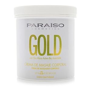 Paraíso Cosmetics Crema masaje corporal gold 1000gr Paraíso Cosmetics Crema masaje corporal gold 1000gr