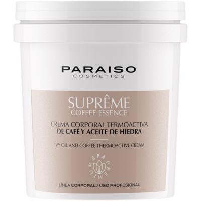 Paraíso Cosmetics Crema termoactiva de café suprême 500ml Paraíso Cosmetics Crema termoactiva de café suprême 500ml