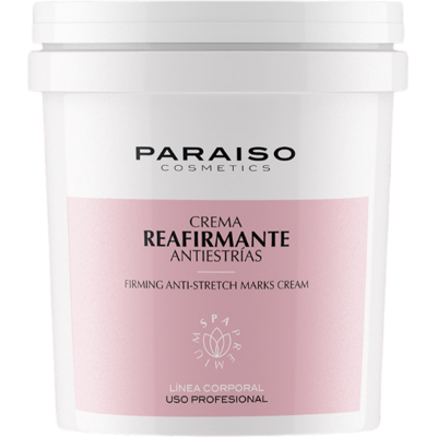 Paraíso Cosmetics Crema reafirmante antiestrías 500ml Paraíso Cosmetics Crema reafirmante antiestrías 500ml