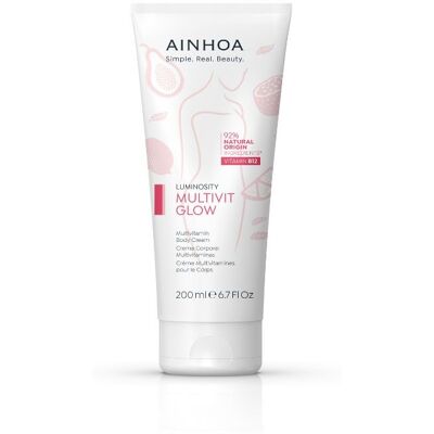 Ainhoa Multivit glow crema corporal 200ml Ainhoa Multivit glow crema corporal 200ml