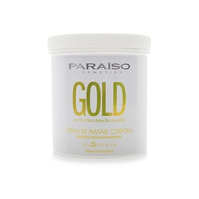 Paraíso Cosmetics Crema masaje corporal gold 1000gr Paraíso Cosmetics Crema masaje corporal gold 1000gr