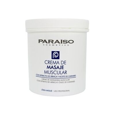 Paraíso Cosmetics Crema calmante muscular árnica y cannabis 1000ml Paraíso Cosmetics Crema calmante muscular árnica y cannabis 1000ml