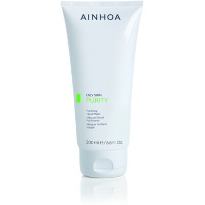 Ainhoa PURITY MÁSCARA FACIAL PURIFICANTE 200ml Ainhoa PURITY MÁSCARA FACIAL PURIFICANTE 200ml