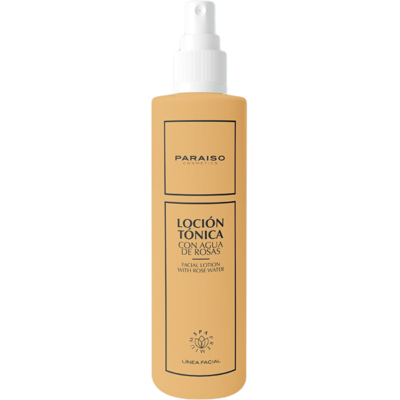Paraíso Cosmetics LOCION TONICA CON AGUA DE ROSAS 250ml Paraíso Cosmetics LOCION TONICA CON AGUA DE ROSAS 250ml