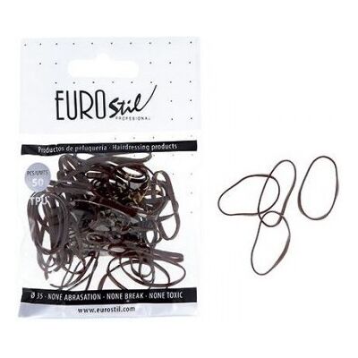Bolsas de Gomas Eurostil - 50 Unidades - Gomas para el cabello Bolsas de Gomas Eurostil - 50 Unidades - Gomas para el cabello