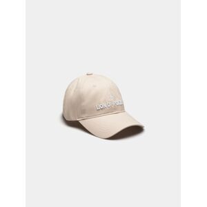 Lion of Porches Gorra con visera curva Beige