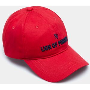 Lion of Porches Gorra con visera curva Rojo