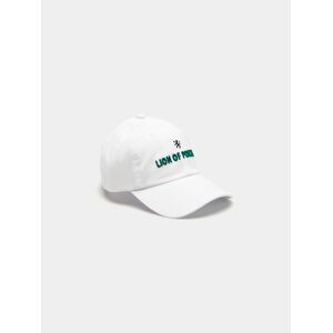 Lion of Porches Gorra con logotipo Blanco